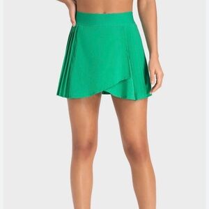 Kyodan Pleated Green Tennis Skort L
